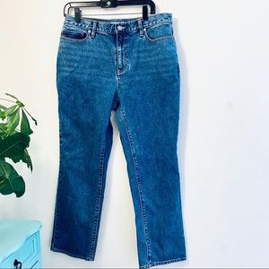 Land’s End High Rise Straight Jeans size 12